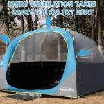 LOYEAHCAMP 4-Person Waterproof Family Camping Tent