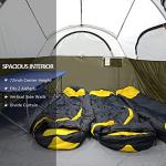 8-Person Weather Resistant Camping Tent with Carry Bag
