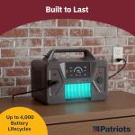 4Patriots Silent Solar Power Generator 1800