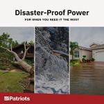 4Patriots Silent Solar Power Generator 1800