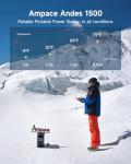 AMPACE Andes 1500 Portable Power Station 1462Wh