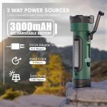 Hand Crank Flashlight & NOAA Weather Radio