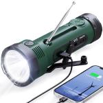 Hand Crank Flashlight & NOAA Weather Radio