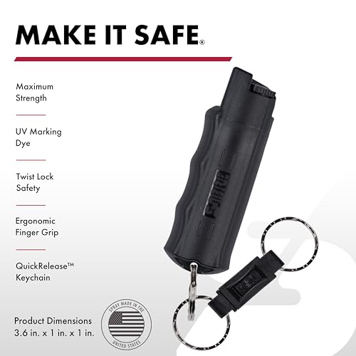 SABRE Maximum Strength Pepper Spray with Keychain