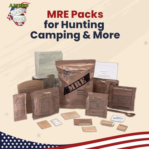Military MREs: 12ct Case, Menus 1-12