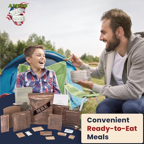 Military MREs: 12ct Case, Menus 1-12