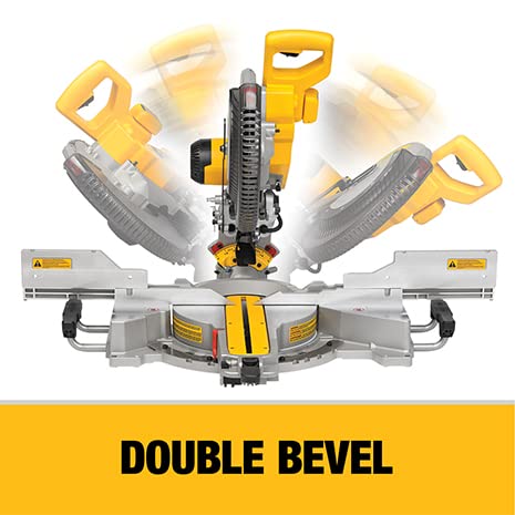DEWALT DWS780 12" Miter Saw, Double Bevel