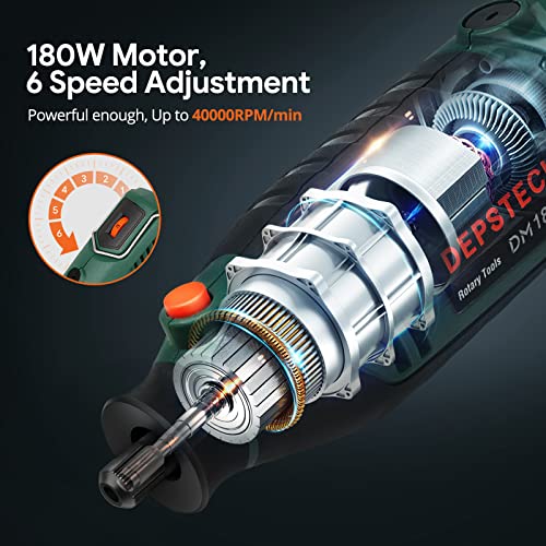 6-Speed Rotary Tool Kit, 128Pcs