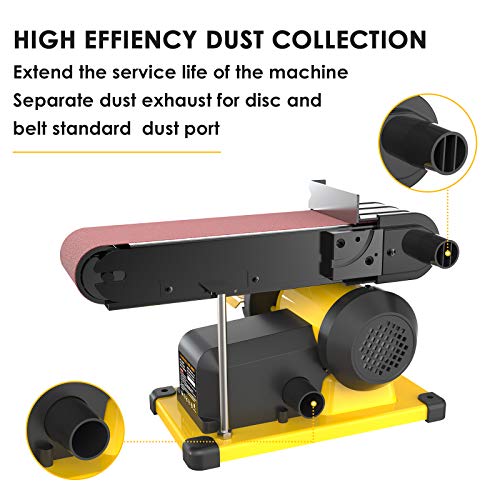 4.3A 3/4HP Sander w/Steel Table