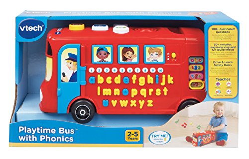 Vtech Playtime Bus, Red, 2-5yrs