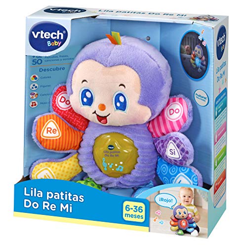 VTech Plush Toy, Babies +6M, Day/Night Modes