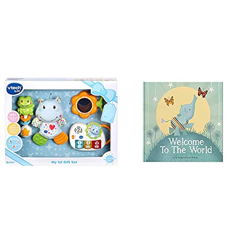 New Baby Gift Set: Plush, Teether, Rattle & Music