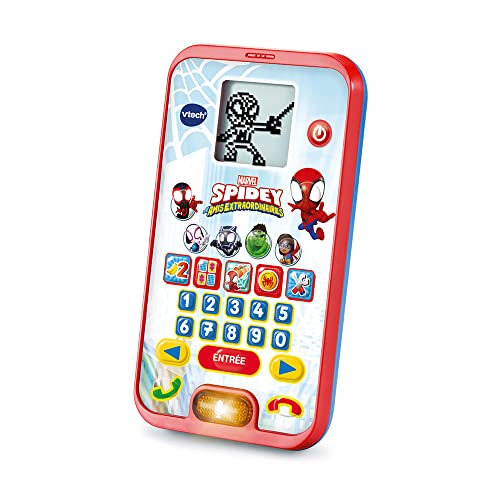 VTech 554405 Spidey Educational Smartphone, Multicolored, Enfant