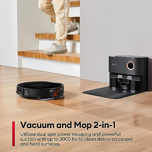 Ultenic TS1 Robot Vacuum Cleaner: DualSpinPower, 3000Pa Suction