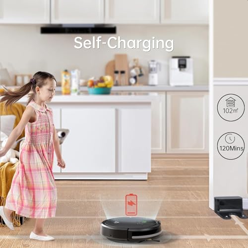 Huije Robotic Vacuum Cleaner with 2000Pa Power