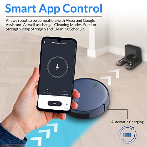 VacBuddy 1400pa Robot Vacuum Cleaner with Self-Charging