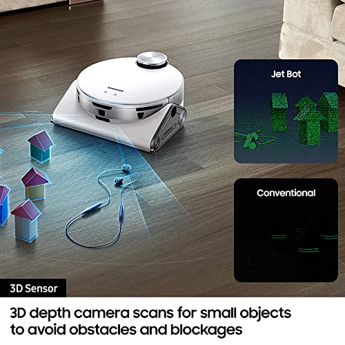 Samsung Jet Bot AI+ Self-Emptying Robot Vacuum VR50T95735W/EU