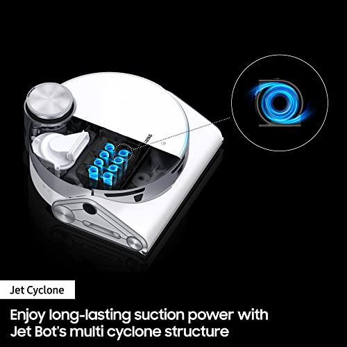 Samsung Jet Bot AI+ Self-Emptying Robot Vacuum VR50T95735W/EU
