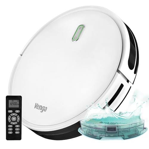 Venga! Robot Vacuum Cleaner with Mop, 6 Cleaning Modes