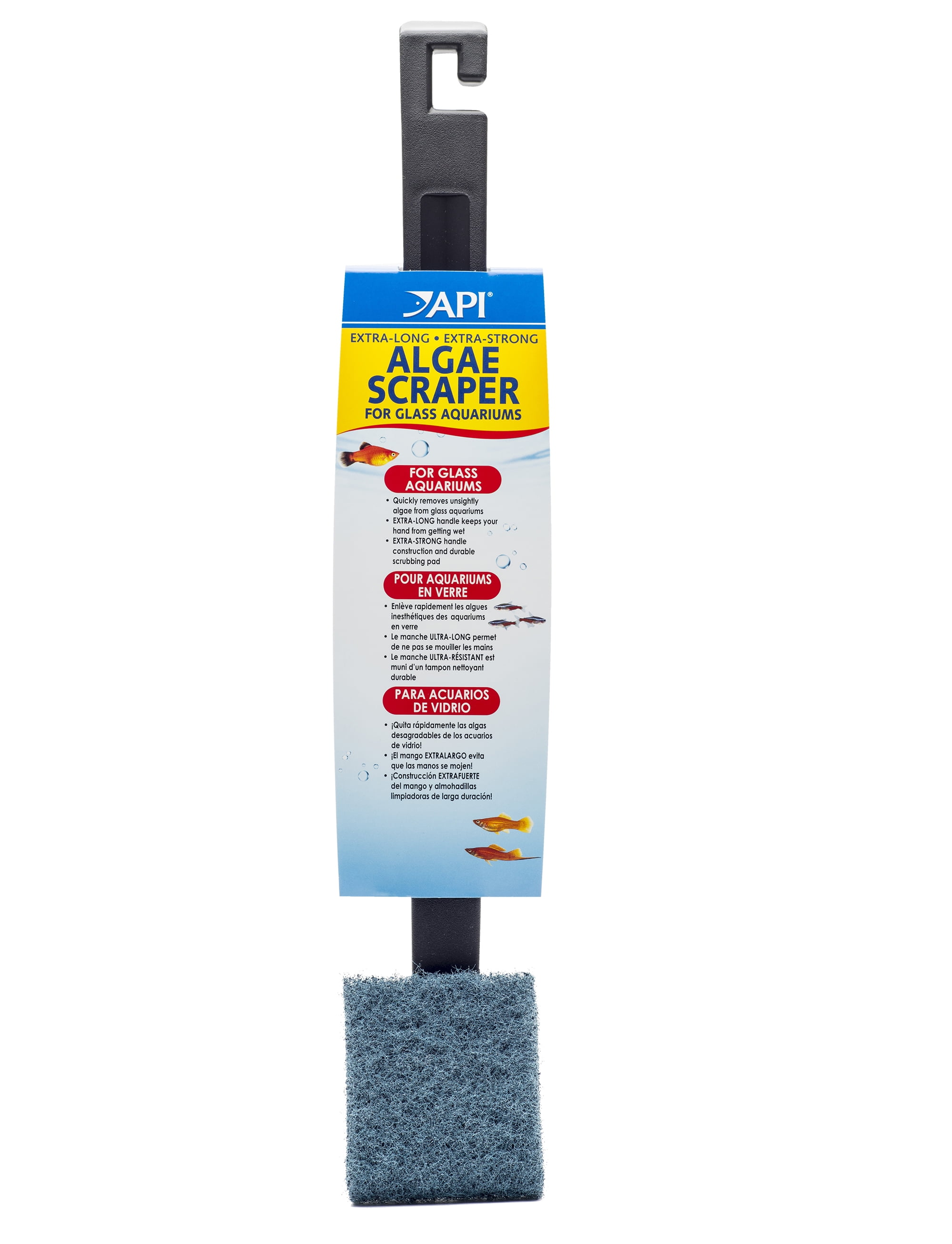 API Algae Scraper For Glass Aquariums, 1-Count