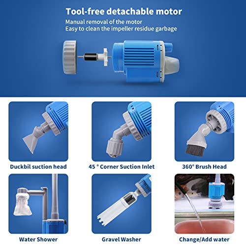 UPETTOOLS Electric Aquarium Gravel Cleaner