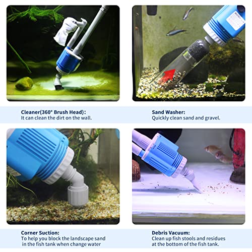 UPETTOOLS Electric Aquarium Gravel Cleaner