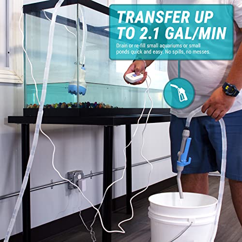 Electric Aquarium Gravel Cleaner & Water Changer
