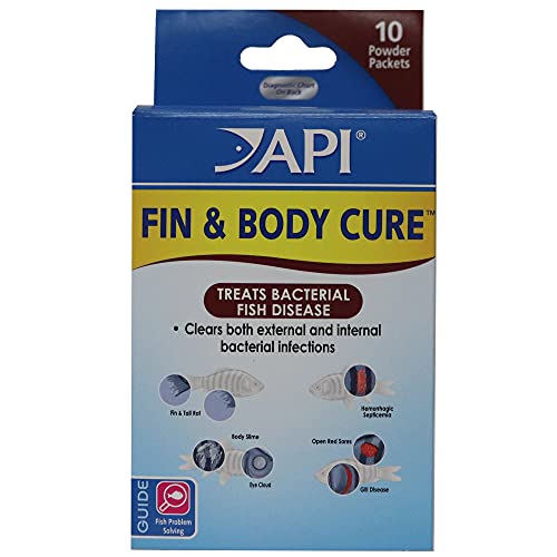 API Fin & Body , Freshwater Fish Powder Medication, 10-Count