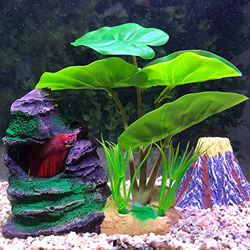 Betta Fish Leaf Pad Hammock Aquarium Decor