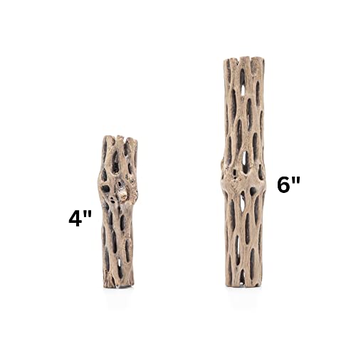 Cholla Wood Logs for Aquatic Pets - Pack of 3
