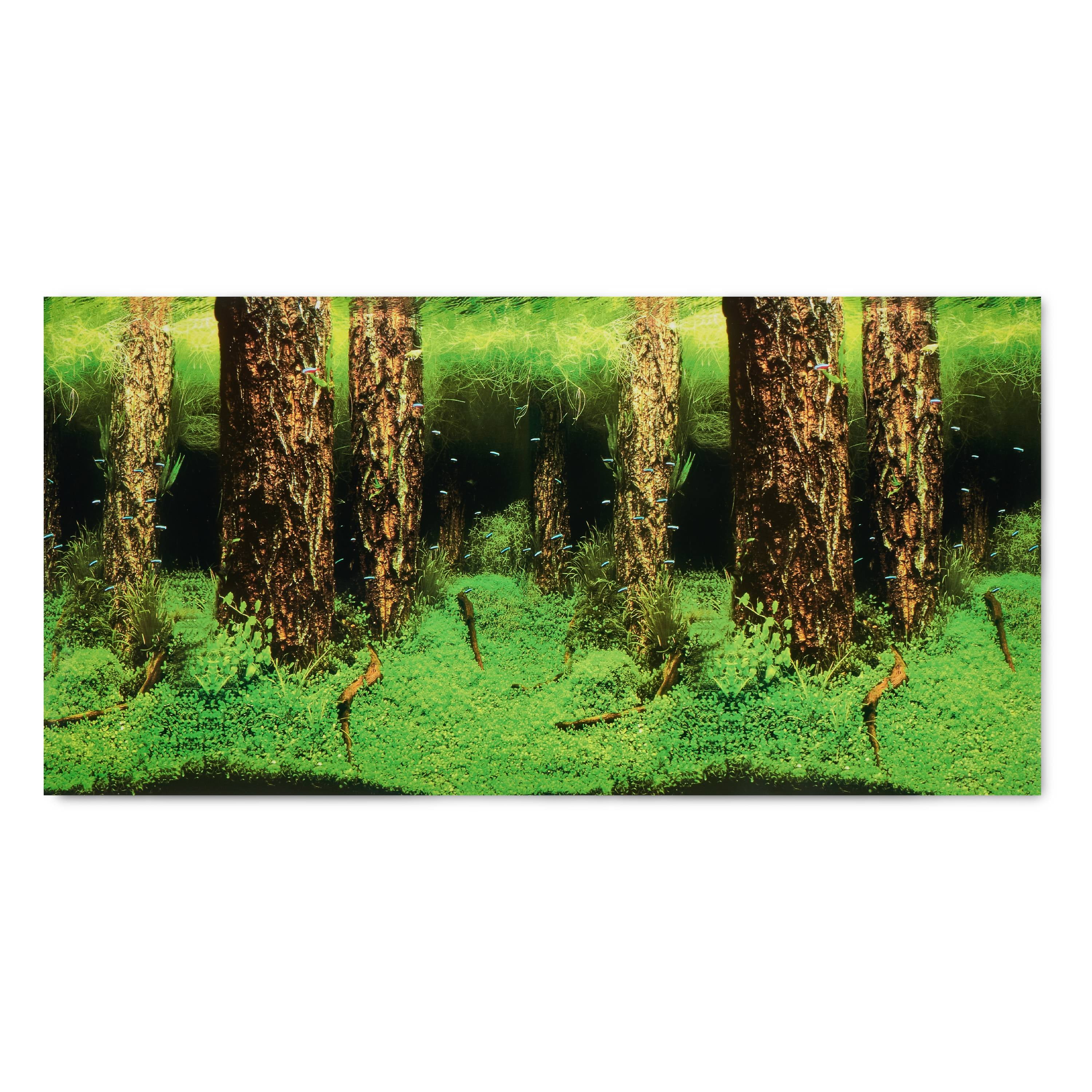 Aqua Culture Two-Sided Aquarium Background, 55 Gallon