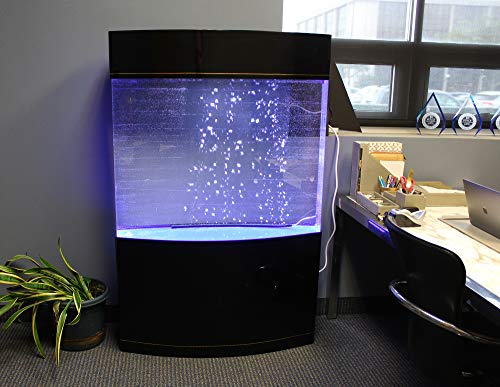 Acrylic Bow Front Aquarium with Storage Stand - 58G