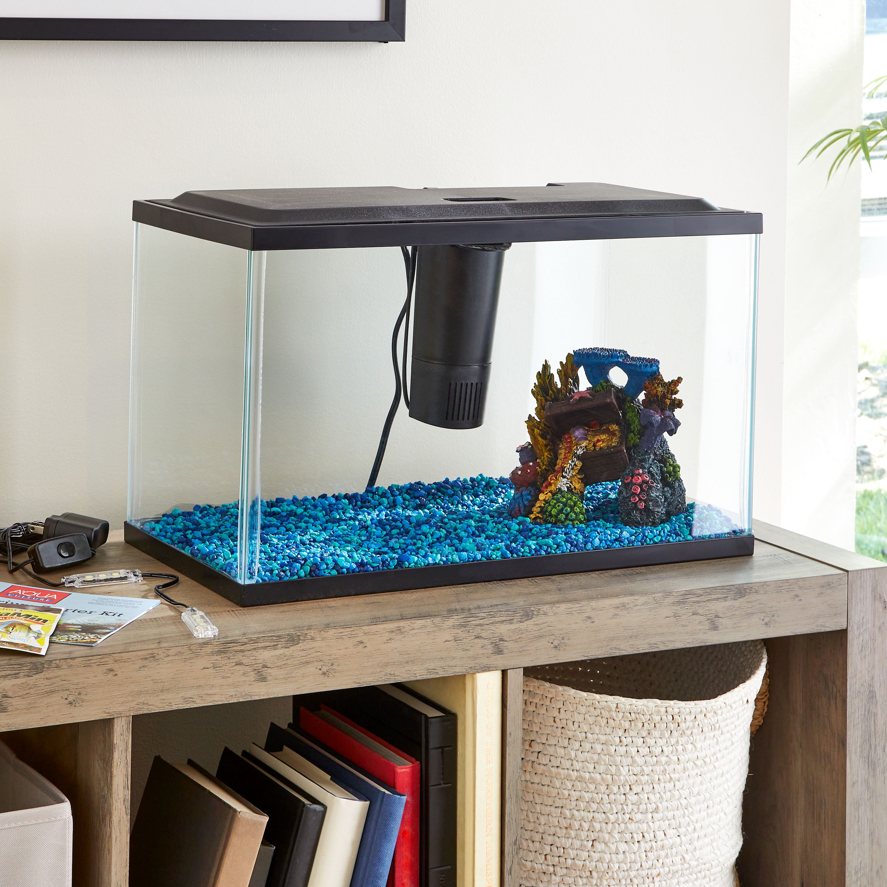 Aqua Culture 5-Gallon Glass Aquarium Starter Kit