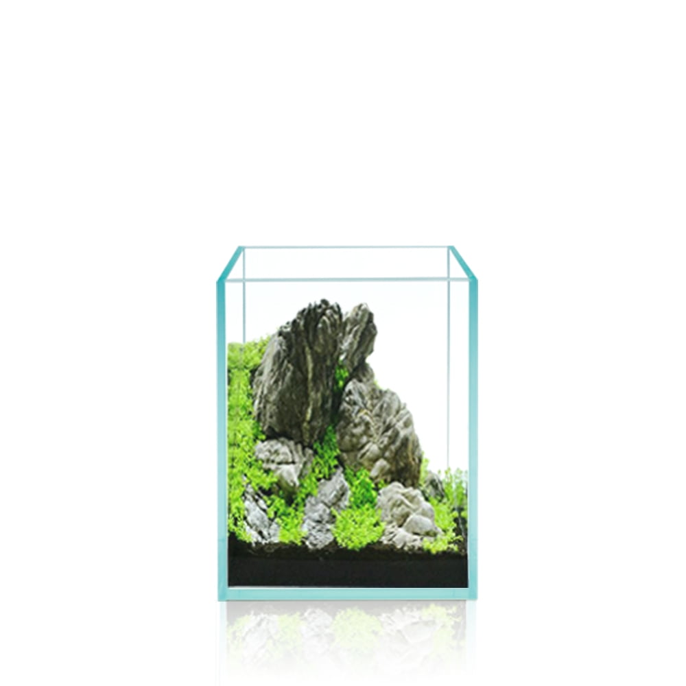 Nano Tall Rimless Low Iron Glass Aquarium Tank