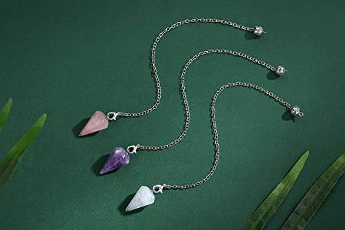 Crystal Pendulums Set for Divination & Healing