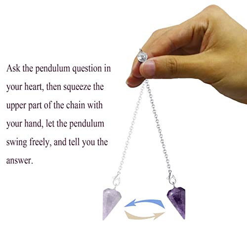 Crystal Pendulums Set for Divination & Healing