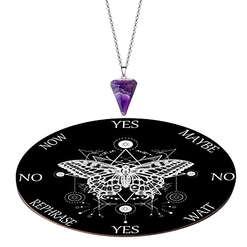 Butterfly Pendulum Board: Divination Altar Witchcraft Kit