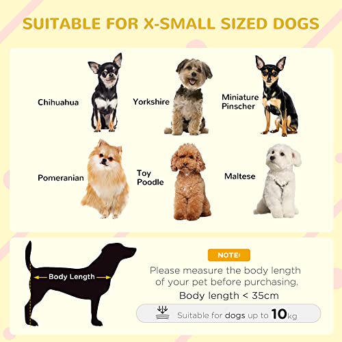 PawHut Wooden Elevated Dog Kennel with Open Top