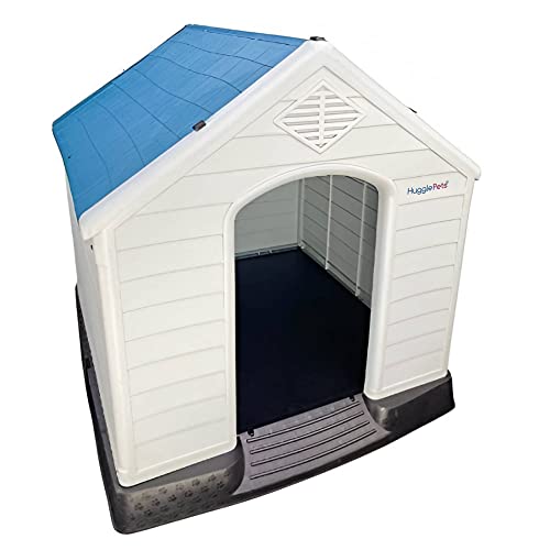 XL Plastic Dog Kennel - Durable Outdoor Shelter