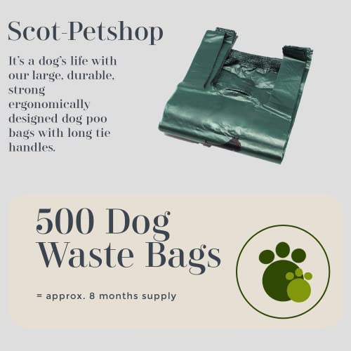 Large Green Dog Waste Bags – 500 Bags