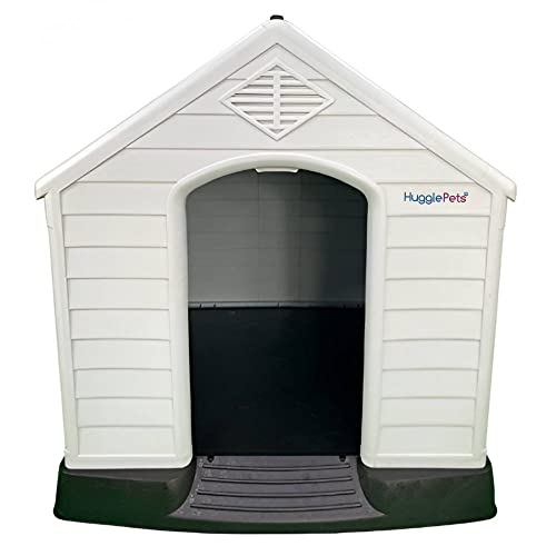 XL Plastic Dog Kennel - Durable Outdoor Shelter