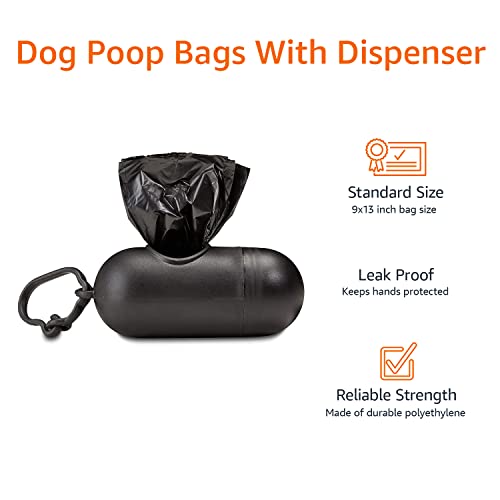 Dog-Waste Bags with Dispenser, Unscented, 600 Count