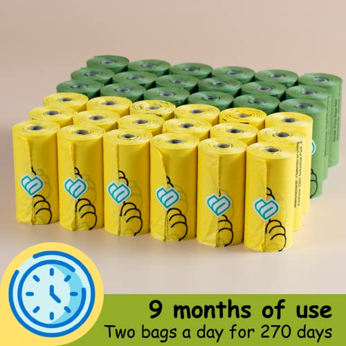 Biodegradable Dog Poop Bags - 540 BioBags