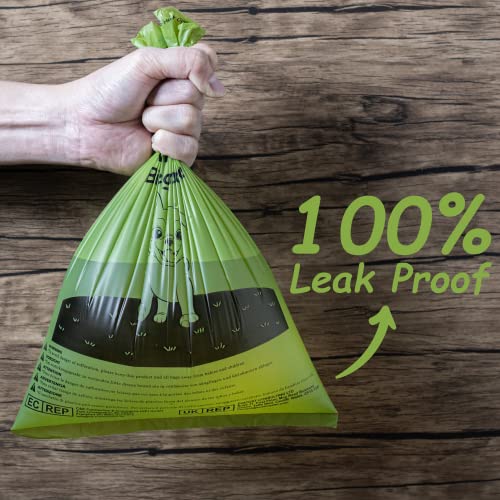Biodegradable Dog Poo Bags, 540 Strong Leak Proof