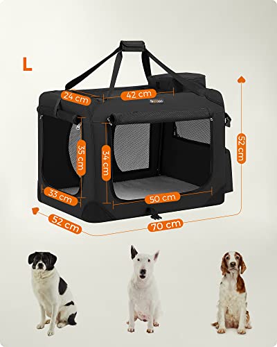 FEANDREA Folding Fabric Dog Carrier, 70 x 52 cm