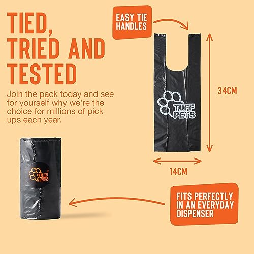 Tuff Eco Dog Poo Bags | Biodegradable Cornstarch Rolls