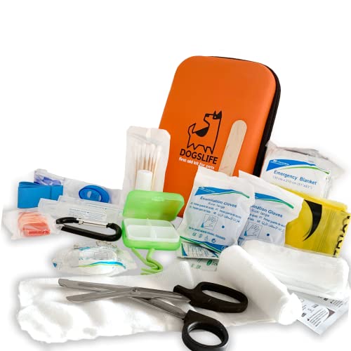 Dog First Aid Kit with 40+ Health Supplies