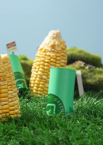 Extra Strong 360 Biodegradable Dog Poop Bags, Green