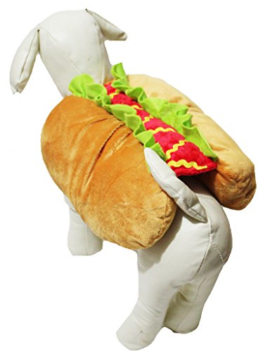 Petitebelle Dog Costume for Hotdog Lovers