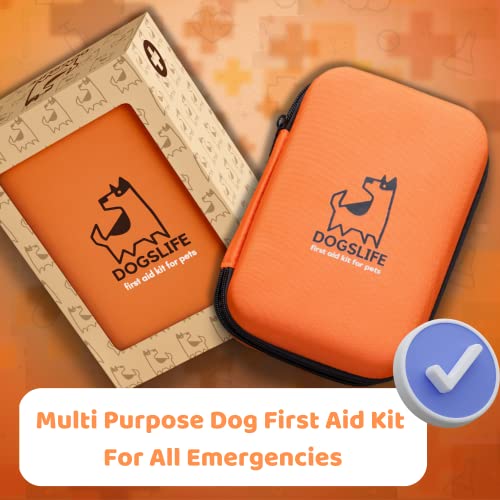 Dog First Aid Kit with 40+ Health Supplies